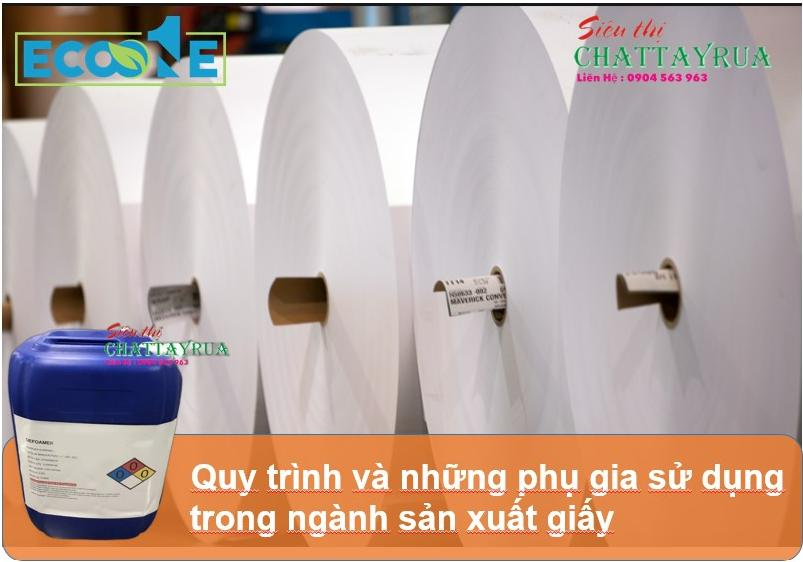 Quy trình và những phụ gia sử dụng trong ngành sản xuất giấy